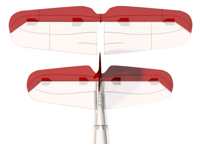 Me 109 Bigger horizontal stabilizer 3DLabPrint